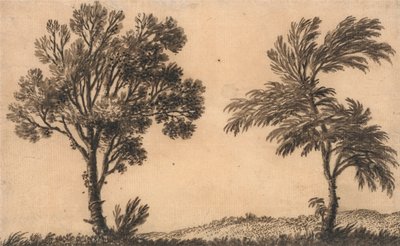 Étude de deux saules - Alexander Cozens