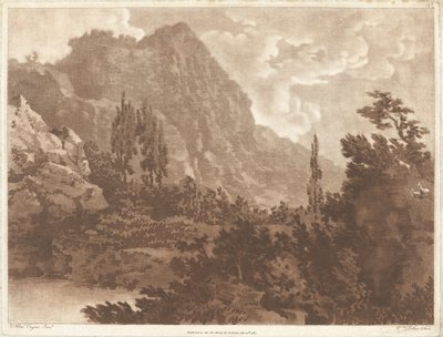 Un second dessin fait à partir de la même tache - Alexander Cozens and William Pether