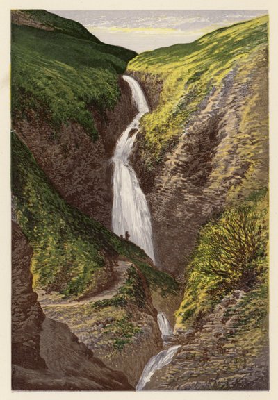 Paysage de loch écossais : La queue de la jument grise - Alexander Francis (after) Lydon