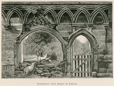 Porte et arche du chœur de Bolton Priory - Alexander Francis Lydon