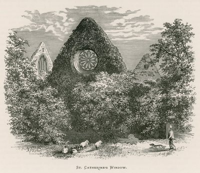 Abbaye de Dryburgh, Fenêtre de Sainte Catherine - Alexander Francis Lydon