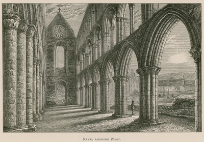 Abbaye de Jedburgh, Nef, vue vers l
