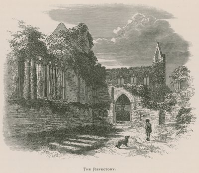 Abbaye de Tintern, Le Réfectoire - Alexander Francis Lydon