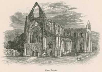 Abbaye de Tintern, façade ouest - Alexander Francis Lydon