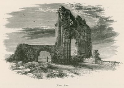Abbaye de Whitby, extrémité ouest - Alexander Francis Lydon