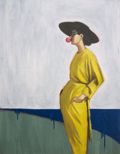 Femme élégante - Rose bulle - Alexander Grahovsky