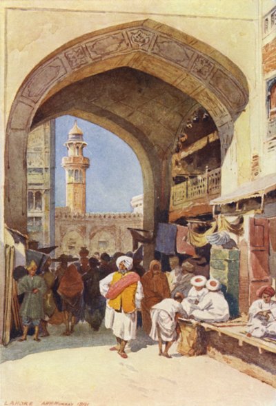 Une Porte dans le Bazar, Lahore - Alexander Henry Hallam Murray