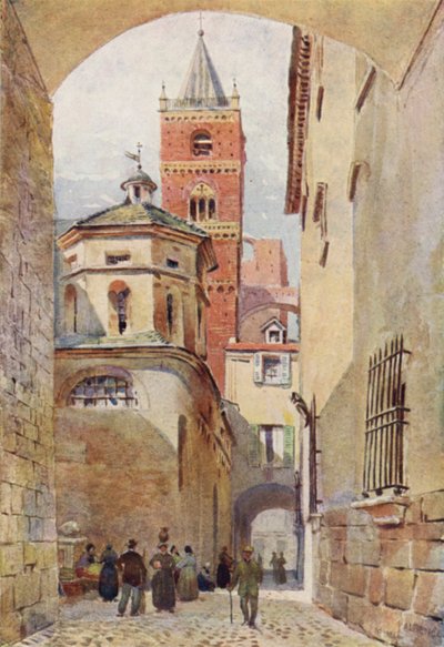 Albenga, Tour de la Cathédrale et Baptistère - Alexander Henry Hallam Murray
