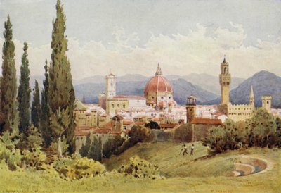 Florence depuis les Jardins de Boboli, en direction de Fiesole - Alexander Henry Hallam Murray