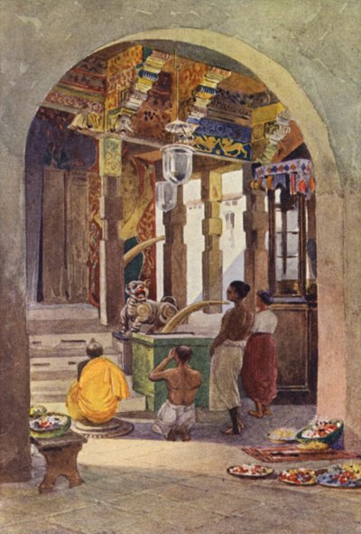 Le Temple de la Dent, Kandy, Intérieur - Alexander Henry Hallam Murray