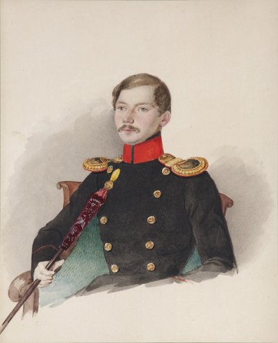 Portrait de Vasily Vasilievich Engelhardt - Alexander Ivanovich Klünder