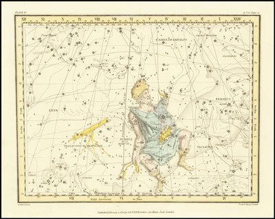 1822 - Alexander Jamieson - Auriga, The Charioteer (avec le télescope Hercule) - Alexander Jamieson