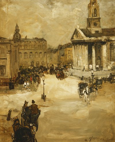St. Martins dans le champ depuis Trafalgar Square - Alexander Jamieson