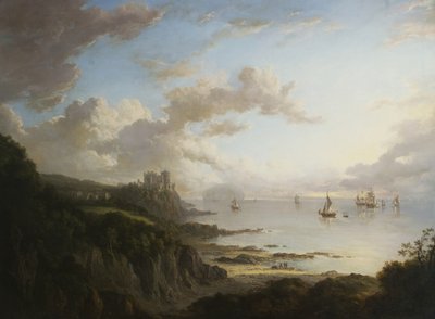 Château de Culzean du nord avec Ailsa Craig, c.1816 - Alexander Nasmyth