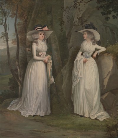Eleanor et Margaret Ross, entre 1785 et 1790 - Alexander Nasmyth