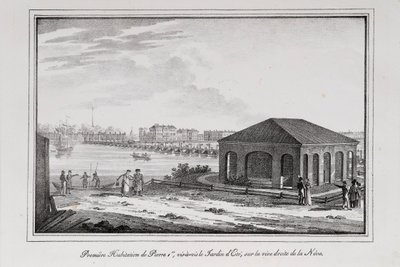 Cabane de Pierre le Grand, Série Vues de Saint-Pétersbourg - Alexander Pluchart