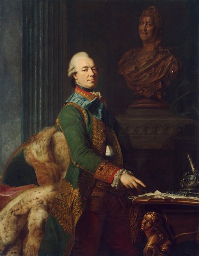 Portrait du comte Zakhar Chernyshov - Alexander Roslin