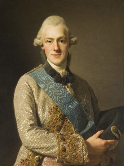 Suédois : Fredrik Adolf, 1750-1803, Prince de Suède, frère de Gustav III Duc Fredrik Adolf, frère de Gustav III - Alexander Roslin