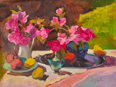 Nature morte florale éclatante - Alexander Shandor