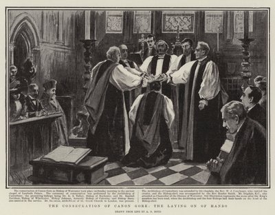 La consécration du chanoine Gore, l