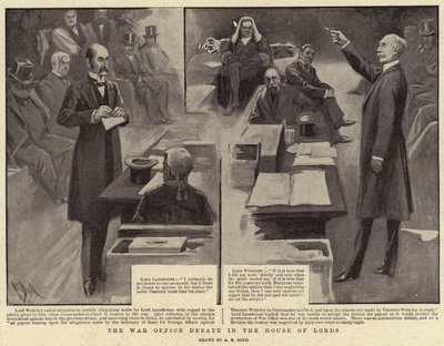 Le débat du War Office à la Chambre des Lords - Alexander Stuart Boyd