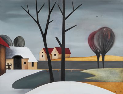 Paysage hivernal serein - Alexander Trifonov