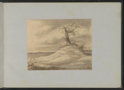Arbre sur une colline - Alexander Ver Huell