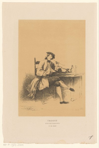 Autoportrait de Cornelis Troost - Alexander Ver Huell