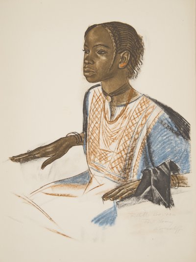 Fillette Bornou (Fort Lamy) - Alexander Yakovlev