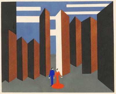 Décor de théâtre, 1930 - Alexandra Alexandrowna Exter
