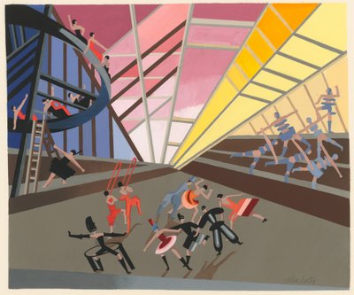 Décor de théâtre, 1930 - Alexandra Alexandrowna Exter