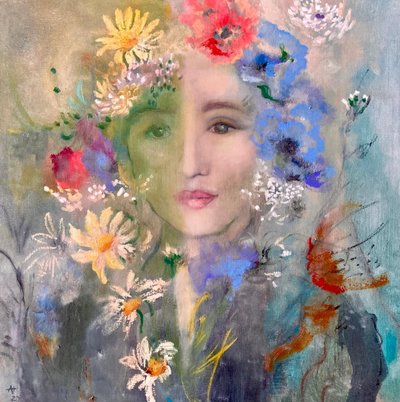 Une femme au charme floral - Alexandra Higgins