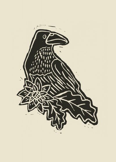 Motif Raven Bloom - Alexandra Weise