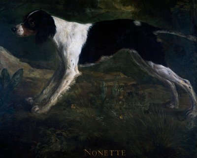 Nonette, peint sur la porte de l
