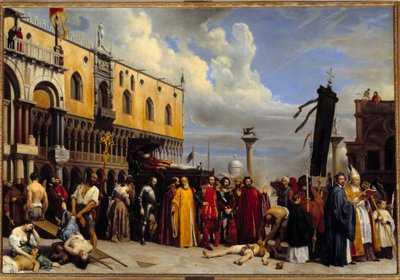 Honneurs funéraires à Titien - Alexandre Jean Baptiste Hesse