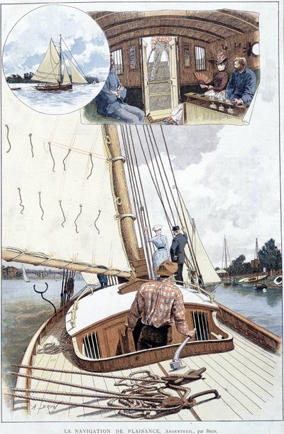 Promenade en bateau à Argenteuil - Alexandre Brun