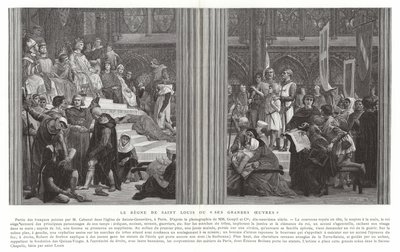 Le Règne de Saint Louis, ou Ses Grandes Œuvres - Alexandre Cabanel