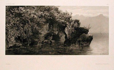 Bords du Lac de Genéve - Alexandre Calame