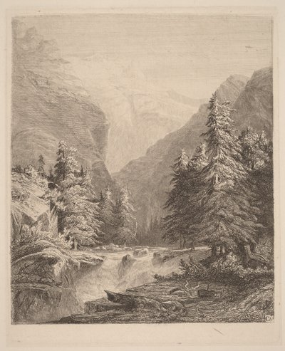 Cascade de montagne - Alexandre Calame