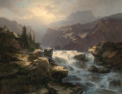 Cascade de Handeck au Grimsel - Alexandre Calame