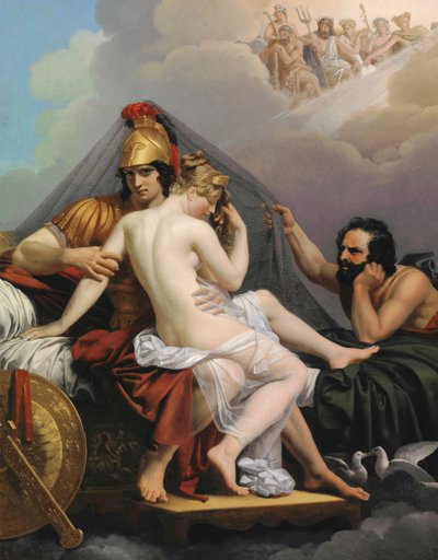 Mars et Vénus surpris par Vulcain - Alexandre Charles Guillemot
