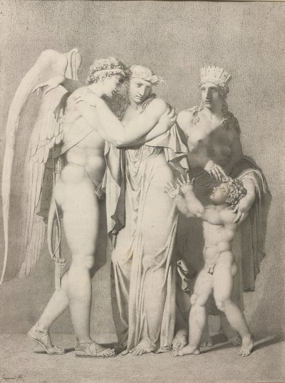 Cupidon et Psyché - Alexandre Evariste Fragonard