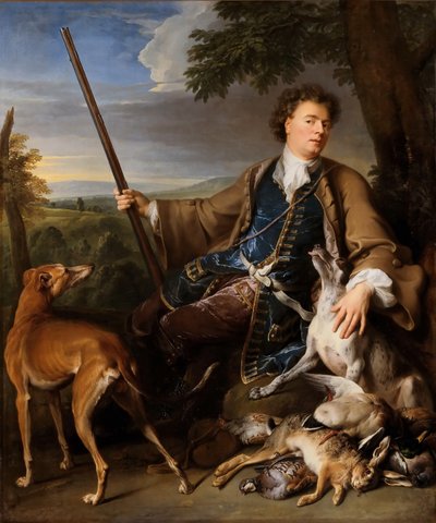 Autoportrait en tenue de chasse, vers 1699 - Alexandre Francois Desportes