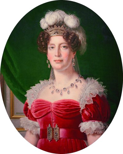 French: Portrait en buste de Marie-Thérèse Charlotte de France, duchesse d