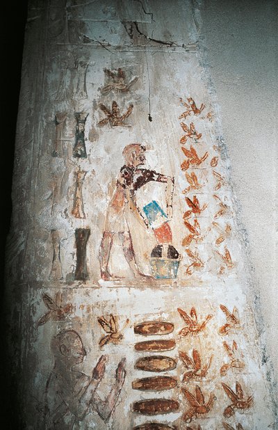 Peinture murale représentant une scène d