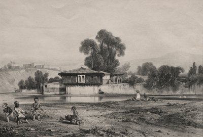Pavillon au bord d