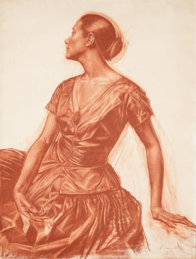 Portrait de Salome Andronikova - Alexandre Iacovleff
