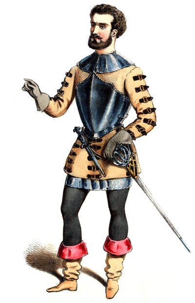 Auber - Haydée - Hermann Léon, rôle de Malipieri - lithographie d