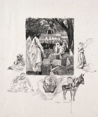 Croquis marocains - Alexandre Lunois