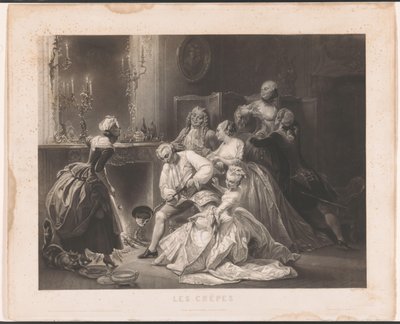 Compagnie élégante faisant des crêpes - Alexandre Vincent Sixdeniers
